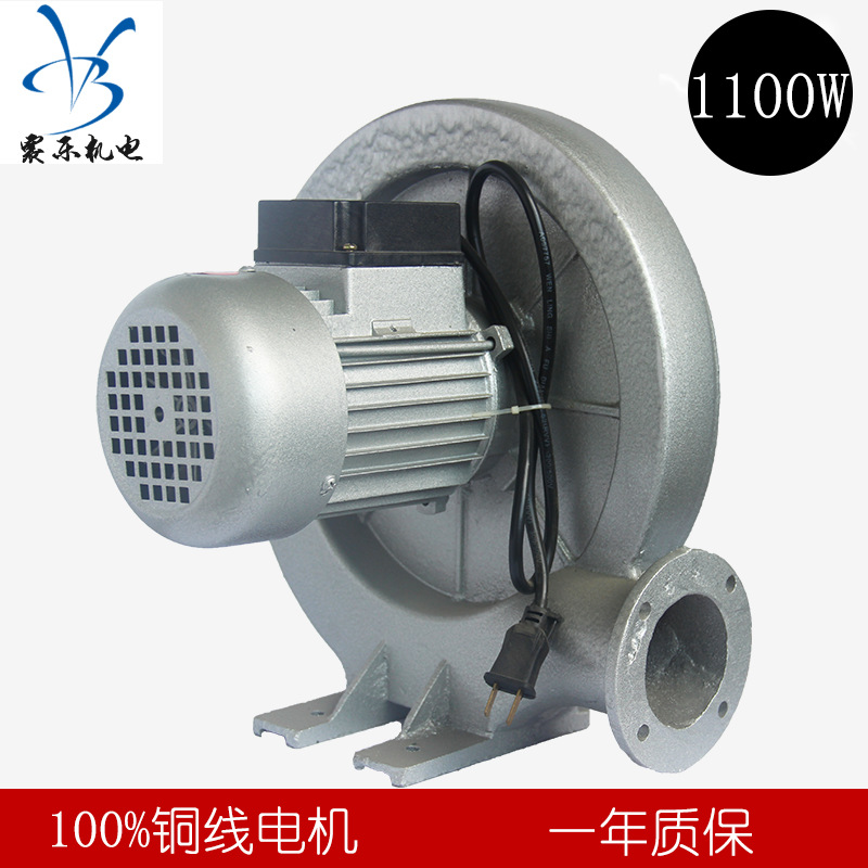 铝壳中压风机 拱门风机 1100w 炉灶 锅炉 塑料 冶炼 工业离心风机